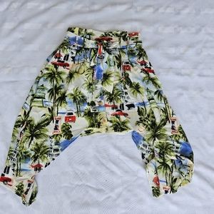 Beachy palm tree skirt